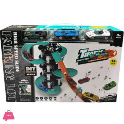 High Speed ​​Slide Parking Lot Track Toy 74-Pcs