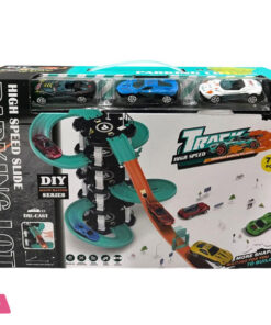High Speed ​​Slide Parking Lot Track Toy 74-Pcs - Image 2