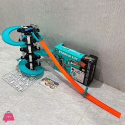 High Speed ​​Slide Parking Lot Track Toy 74-Pcs
