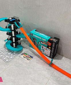 High Speed ​​Slide Parking Lot Track Toy 74-Pcs - Image 4