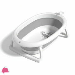 Infantes Baby Bath Tub Grey &Amp; White