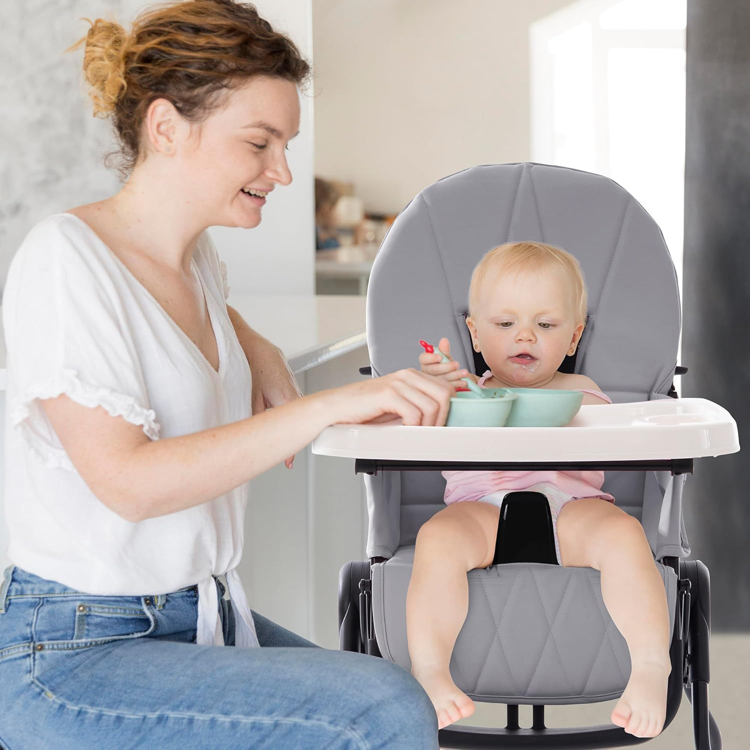 Joyous Foldable High Chair For Babies And Toddlers 12 Joyous Foldable High Chair For Babies And Toddlers