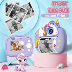 Kids Camera Instant Print 1080P Instant Cameras That Print Photos Birthday Gifts for Kids Age 3-12,Toddlers Instant Digital Cameras for Boys and Girls