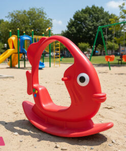 Kindergarten Children's Rocking Fish Seesaw Rock Fish Seesaw
