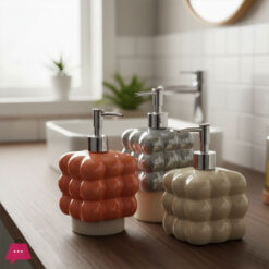 kookee Ceramic Soap Dispenser for handwash for Bathroom