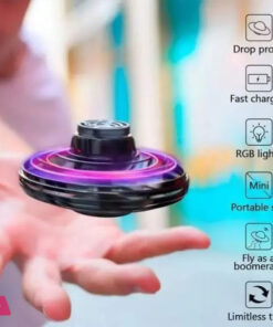 Led Mini Drone With Boomerang Function - Fun Spinner Flying Toy For Kids Perfect For Indoor And Outdoor Play 24 Led Mini Drone With Boomerang Function - Fun Spinner Flying Toy For Kids Perfect For Indoor And Outdoor Play - Image 2