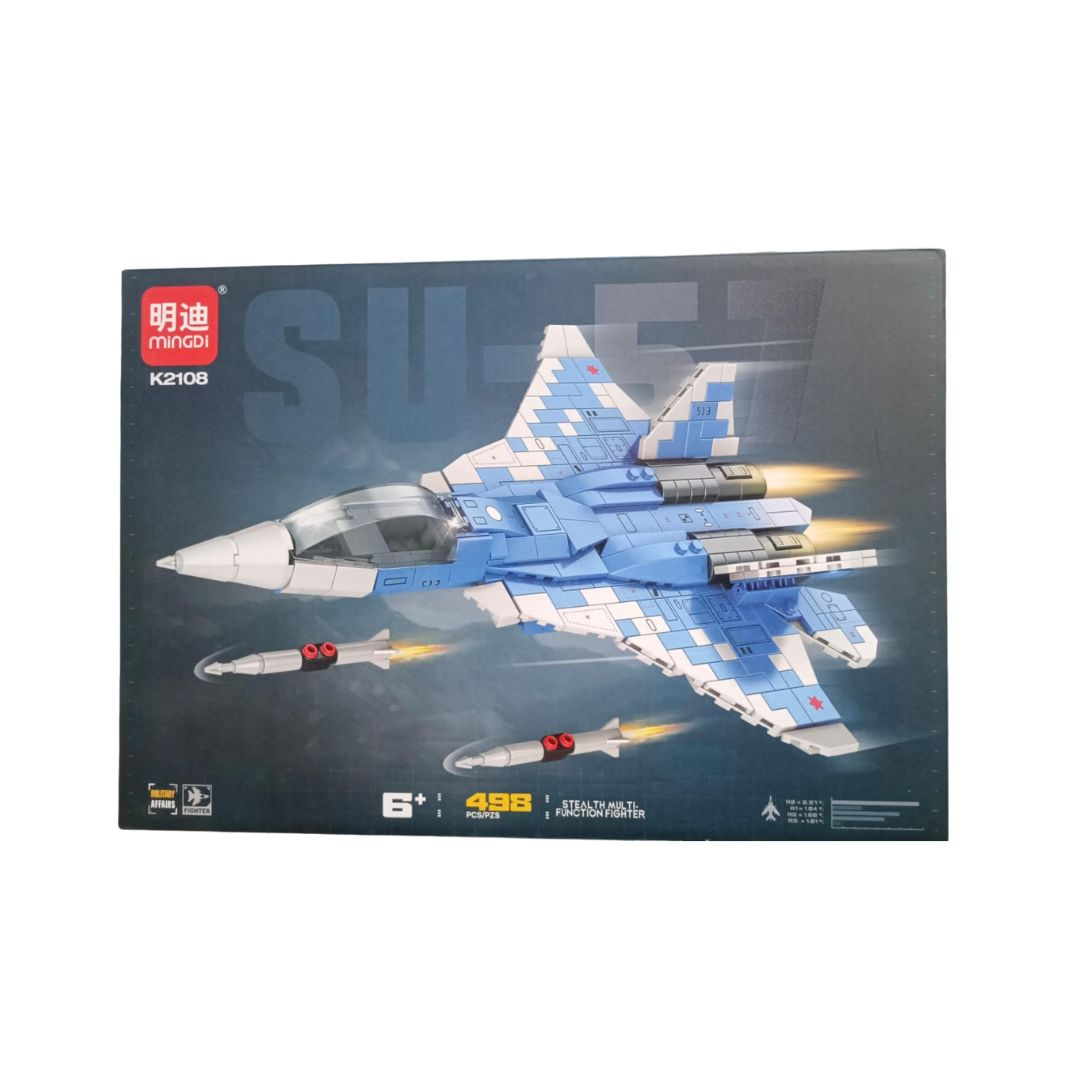 Lego Su-57 Airplane Building Blocks - 498 Pcs 6 Lego Su-57 Airplane Building Blocks - 498 Pcs