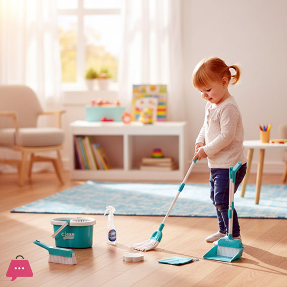 Little Helper Play House Cleaning Kit - 8 Pcs