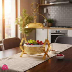 Luxury Chafing Dish Buffet Gold Porcelain Chefing Dish 2Liter