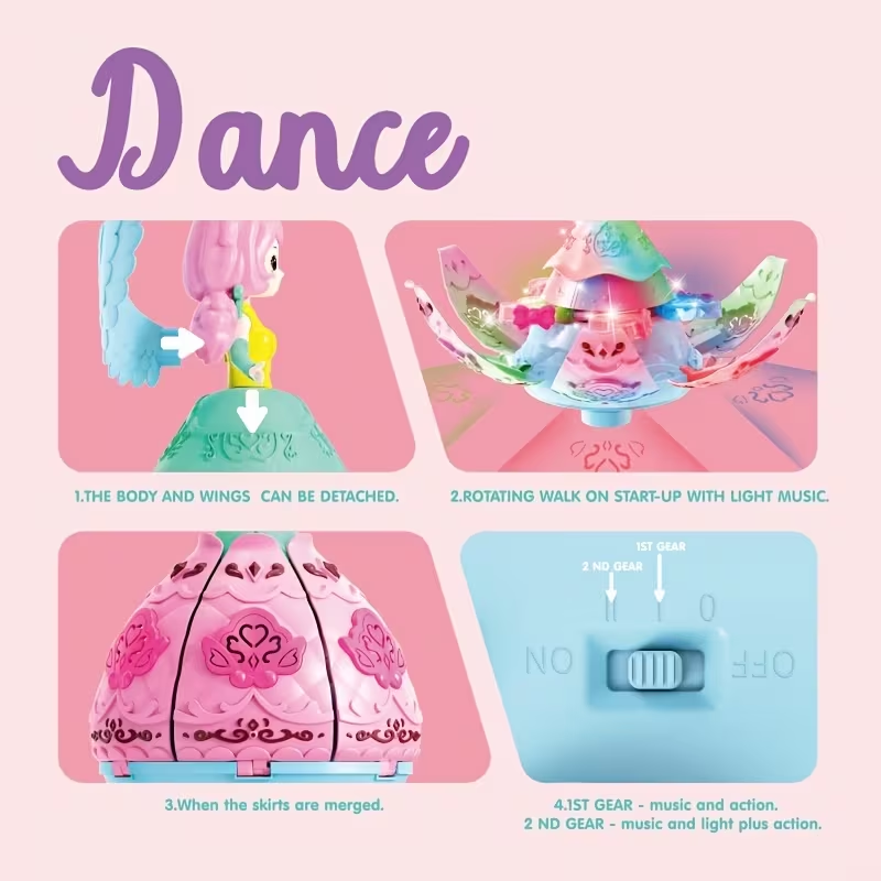 Magic Dancing Princess The Flower Fairy'S Ball Dreamy Doll