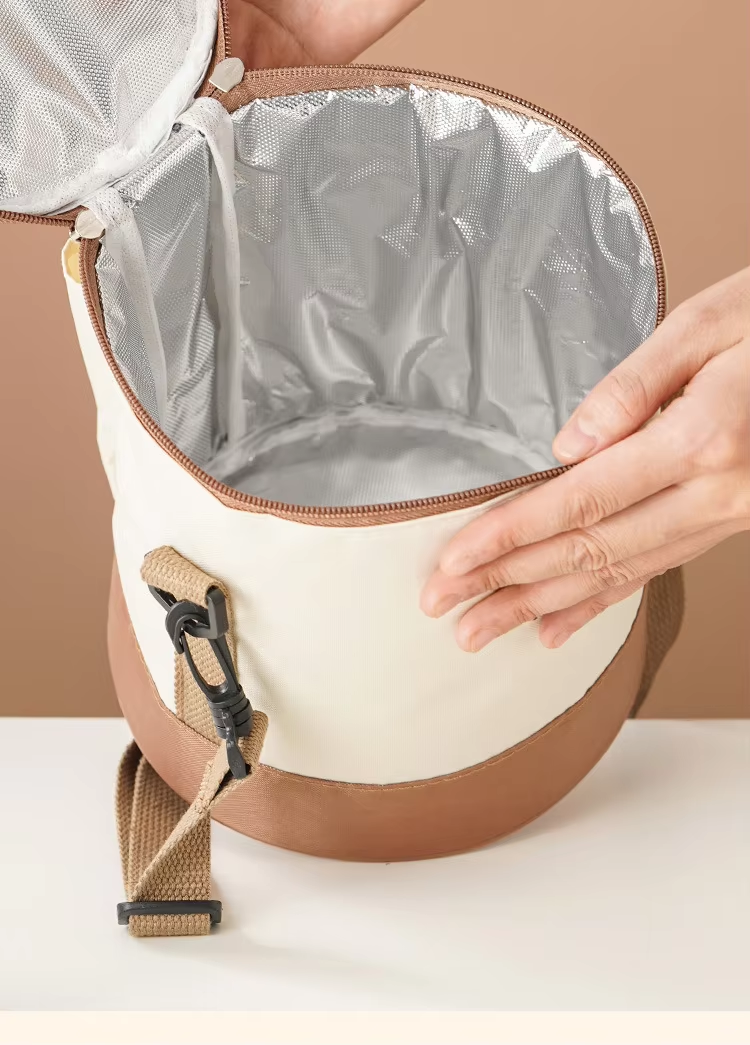 Meal Bag Student Bento Waterproof Aluminum Foil Thermal Handbag With Steel Lunch Box 19 Meal Bag Student Bento Waterproof Aluminum Foil Thermal Handbag With Steel Lunch Box