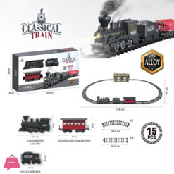 Metal Edition Smog Train Alloy Smart Classic Train For Kids