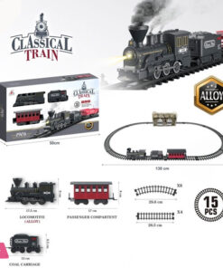 Metal Edition Smog Train Alloy Smart Classic Train For Kids