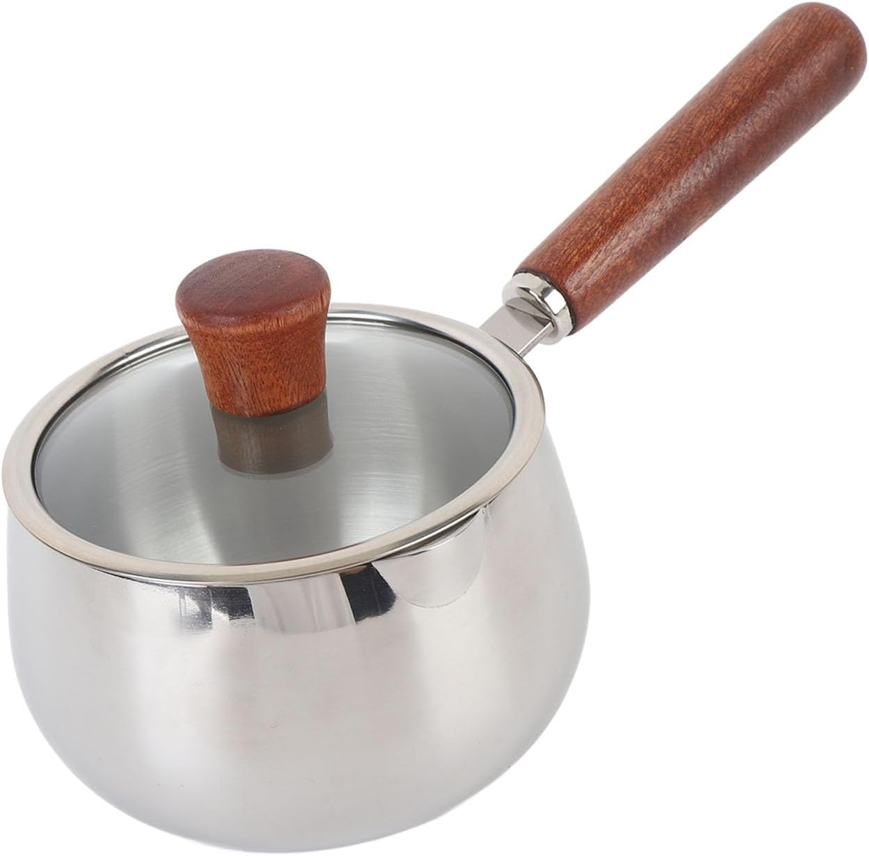 316 Stainless Steel Multifunctional Milk Saucepan With Lid And Heatproof Handle For Cooking Boiling And Simmering 11 316 Stainless Steel Multifunctional Milk Saucepan With Lid And Heatproof Handle For Cooking Boiling And Simmering