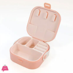Mini Travel Jewelry Organizer Portable Earrings Necklace Ring Jewelry Box