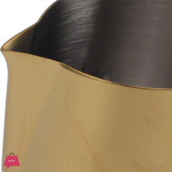 Multipurpose Coffee Milk Frother Rust Resistant Pointed Spout Gold Fl Oz