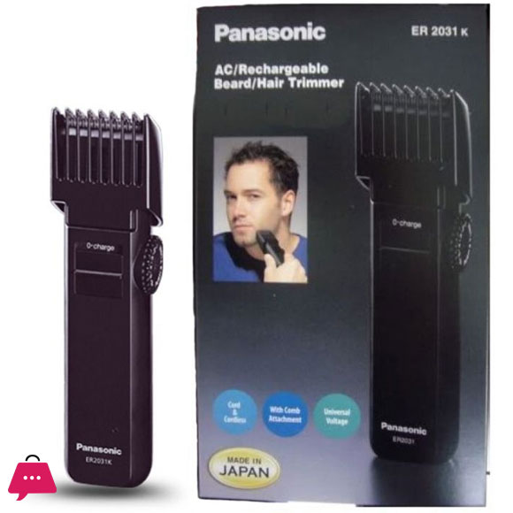 Panasonic Er-2031 Beard/Hair Trimmer Er2031K - Black