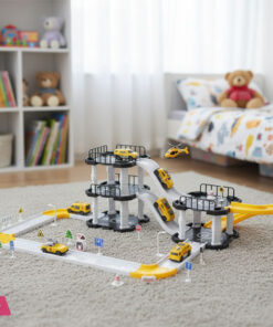 Toy Parking Lot Track Set - 62 Pieces 12 Toy Parking Lot Track Set - 62 Pieces - Image 3