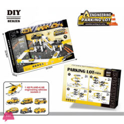 Toy Parking Lot Track Set - 62 Pieces