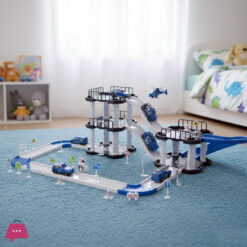 Toy Parking Lot Track Set - 62 Pieces