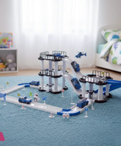 Toy Parking Lot Track Set - 62 Pieces 14 Toy Parking Lot Track Set - 62 Pieces - Image 5