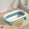 Plastic Infant Shower Bath Tub Folding Stand Foldable Baby Bath Tub