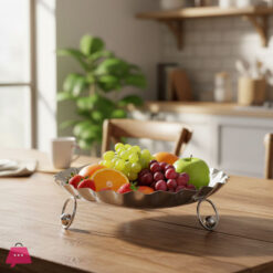 Premium Silver Decorative Serving Plate