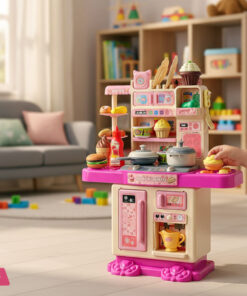 Pretend Play Kitchen Set for Kids 43 Pieces