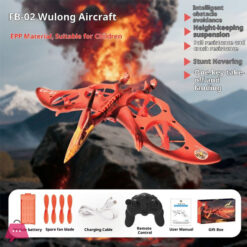 Pterosaur Fighter Simulated Drone Remote Controlled 4-Channel Resin Drone Fb-02
