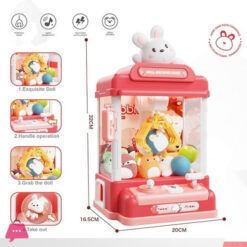 Rabbit Toy Crane Kids Claw Crane Catch Doll Game Treasure Digging Claw Machine Toy