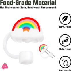 Rainbow Clouds Straw Topper