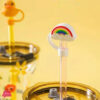 Rainbow Clouds Straw Topper 1 Rainbow Clouds Straw Topper