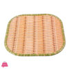 Rattan Square Biodegradable Bamboo Fiber Plate 8 Inch
