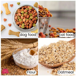 Rice Barrel With Wheels And Measuring Cup 30Ltr