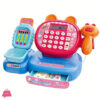 Simulated Supermarket Cash Register Toy, Multifunctional Supermarket Shopping Cashier Model with Card Swiping and Scanning