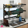 Sink Kitchen Rack – Double Layer Over-the-Sink Organizer 75CM