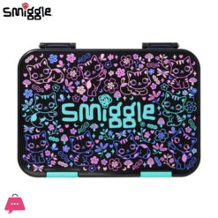 Smiggle Lunch Box Cat &Amp; Flowers Design For Kids