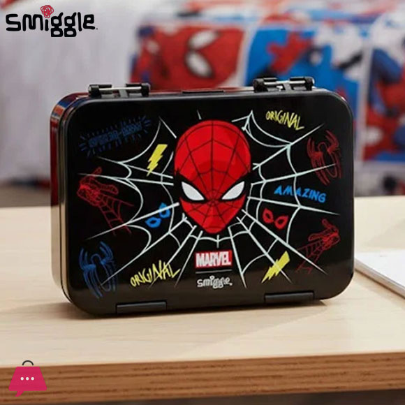 Smiggle Lunch Box Spider Man Character Design For Kids