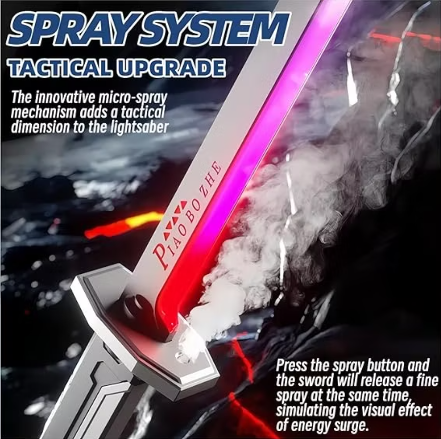 Spark Light Smoke Colorful Glowing Light Smoke Katana Sword Toy 13 Spark Light Smoke Colorful Glowing Light Smoke Katana Sword Toy