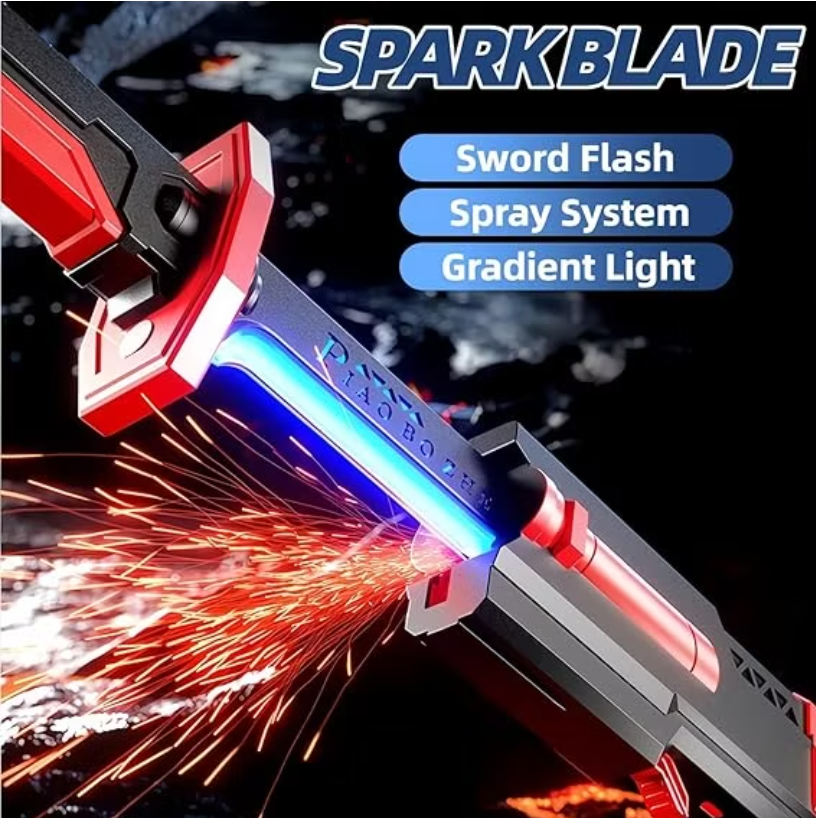 Spark Light Smoke Colorful Glowing Light Smoke Katana Sword Toy 16 Spark Light Smoke Colorful Glowing Light Smoke Katana Sword Toy