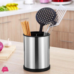 Stainless Steel Kitchen Utensil Holder 18.5x14cm