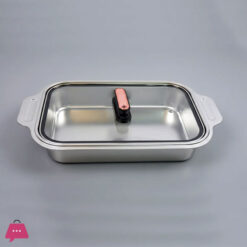 Stainless Steel Serving Tray With Cover
