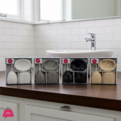 Stylish 3-Piece Ceramic Bathroom Accessory Sets - Soap Dispenser, Dish & Tumbler - Choose Your Color!