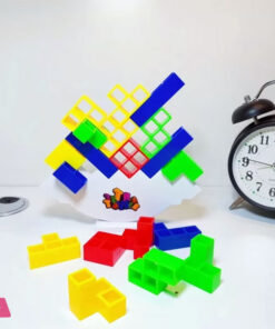 Tetra Tower Balance Stacking Blocks Game Board Games for 2 Players+