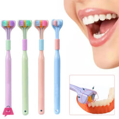 Three Sided Soft Toothbrush Ultra Fine Soft Bristle Adult Toothbrush Oral Care Safety Teeth Brush