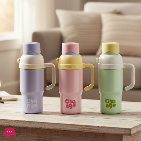 Tumbler Change Pastel 680Ml Stainless Sus 316 Viral Tumbler Pastel Color Tumbler