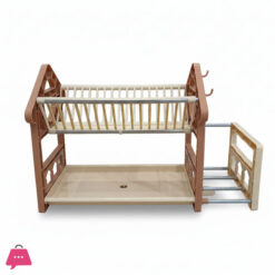 Two-Tiered Drainable Dish Rack
