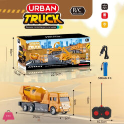 URBAN TRUCK Remote Control Large Truck Series Remote Control Truck 4 Channel Hobby Electronic Toy with Led Light