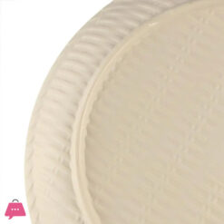 Rattan Round Biodegradable Bamboo Fiber Plate 25Cm