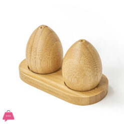 Wooden Egg Shaped Salt Shaker